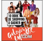 Galeries Lafayette: 10 000€ de shopping (100 cartes de 100€) à gagner