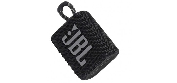 Amazon: Enceinte Bluetooth portable JBL GO 3 (Noir) à 34,85€