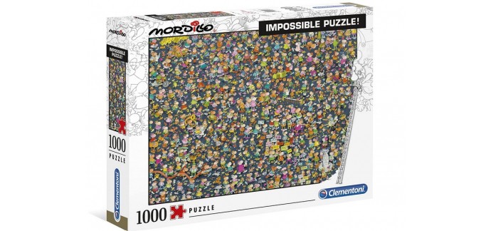 Amazon: Puzzle impossible Clementoni Mordillo - 1000 pièces à 8,99€