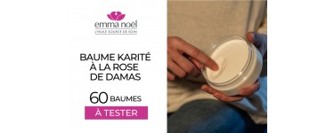 Mon Vanity Idéal:  60 baumes karité à la rose de Damas Emma Noel à tester