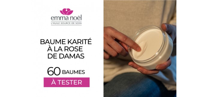 Mon Vanity Idéal:  60 baumes karité à la rose de Damas Emma Noel à tester