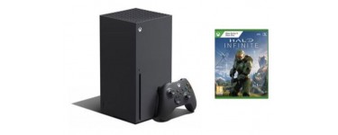 Fnac: Pack Console Microsoft Xbox Series X + Halo Infinite à 529,99€