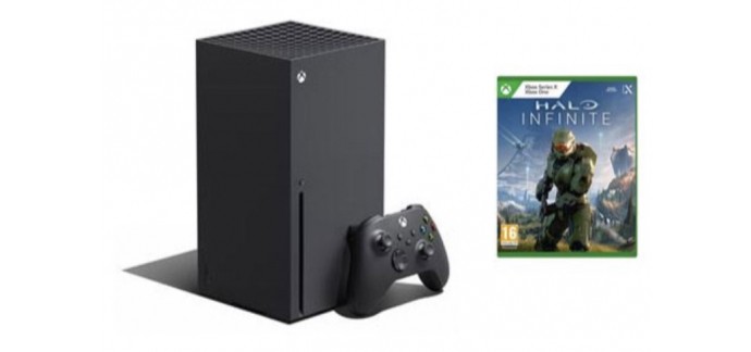 Fnac: Pack Console Microsoft Xbox Series X + Halo Infinite à 529,99€