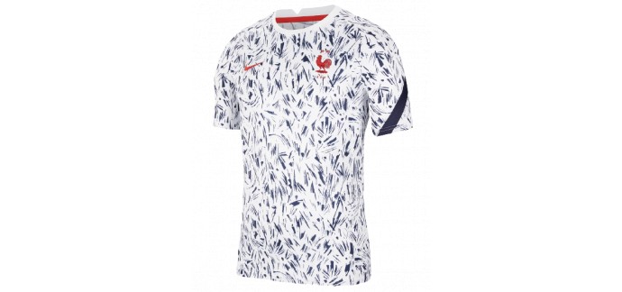 Nike: Maillot d'entraînement de l'équipe de France de football à 29,97€