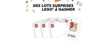 LEGO: Des lots surprises LEGO à gagner pour les 90 ans de la marque