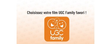UGC: 4 x 5 places de cinéma UGC à gagner