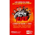 Rire et chansons: Des invitations pour le spectacle "Open du rire" le 27 juin à Paris à gagner