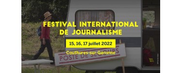 Arte: Des pass pour le festival international de journalisme à Couthures-sur-Garonne à gagner