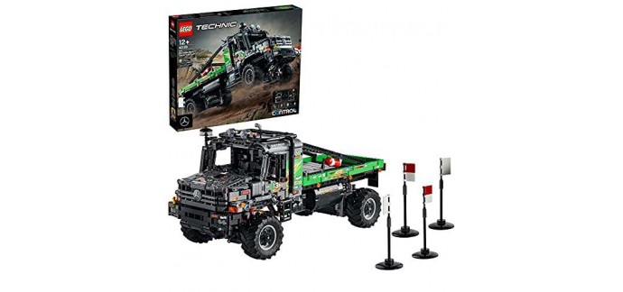 Amazon: Jeu de construction Lego Technic 42129 - Le Camion d’Essai 4x4 Mercedes-Benz Zetros à 167,93€
