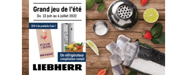 Liebherr: 1 appareil réfrigérateur congélateur Liebher, des bons d'achats Pourdebon à gagner