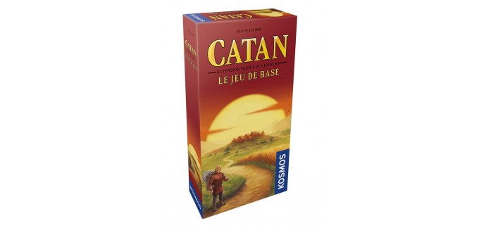 Amazon: Jeu de société Catan : Le jeu de base - Extension pour 5 et 6 joueurs à 11,99€
