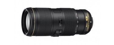 Fnac:  Objectif reflex Nikon AF-S FX Nikkor 70-200 mm f/4 G ED VR en solde à 869,99€