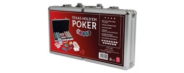 Fnac: Mallette classique Poker Cartamundi en solde à 17,99€