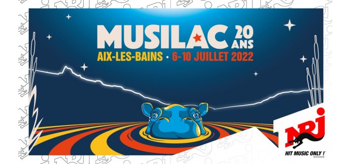 NRJ: Des pass 5 jours pour le festival "Musilac" à Aix-les-Bains à gagner