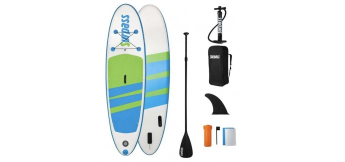 Cdiscount: Kit Paddle gonflable Mako Surpass - 275x76x15cm - 95kg max à 99,99€