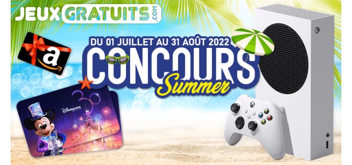 Jeux-Gratuits.com: 1 console Xbox Series S ou 2 entrées à Disneyland Paris + divers cadeaux à gagner