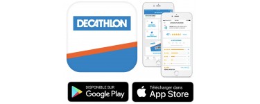 Decathlon: 20€ offerts en cartes cadeaux dès 200€, 15€ dès 150€ et 10€ dès 100€ via l'application mobile