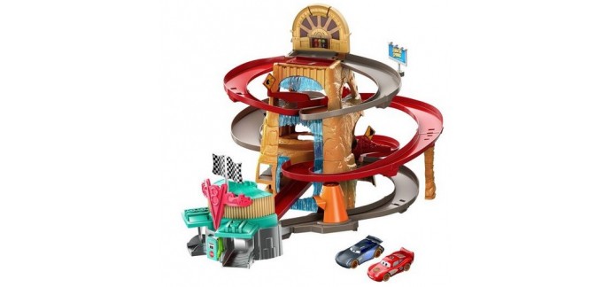 Auchan: Circuit Mattel Cars Disney Pixar - Course de montagne à Radiator Springs en solde à 19,99€