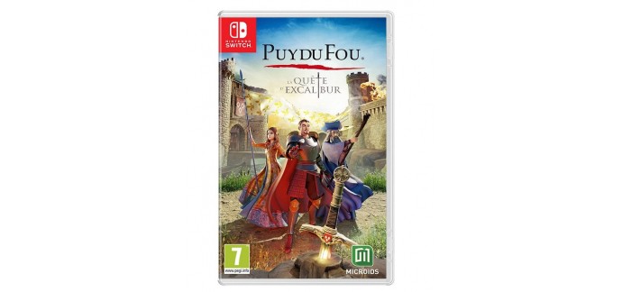 Amazon: Jeu Puy de Fou - La quête d'Excalibur sur Nintendo Switch à 9,99€
