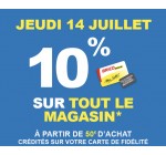 Bricomarché: [En magasin] 10% à partir de 50€ d’achat sur tout le magasin crédités sur votre carte fidélité