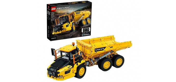 Amazon: LEGO Technic Le tombereau Articulé Volvo 6x6 - 42114 à 166,39€ 
