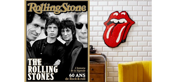 Rollingstone: 2 lots comportant 1 boite de Lego Art "The Rolling Stones" + 1 magazine  à gagner