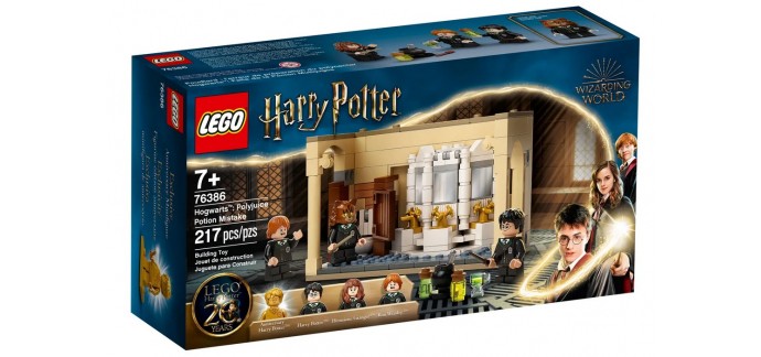 Amazon: Lego Harry Potter Poudlard : L'erreur De La Potion Polynectar - 76386 à 14,99€