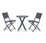 Cdiscount: Ensemble table et chaise de jardin en acier en solde à 39,99€