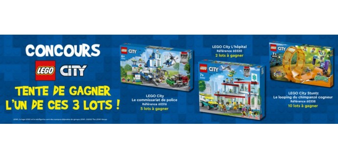 Le Journal de Mickey: Divers jouets Lego City à gagner