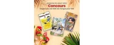 Cultura: 1 lot de 14 mangas à gagner