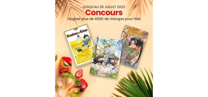 Cultura: 1 lot de 14 mangas à gagner