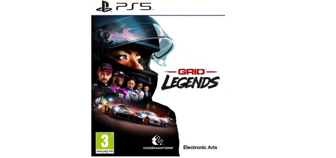 Amazon: Jeu Grid Legends sur PS5  à 19,99€