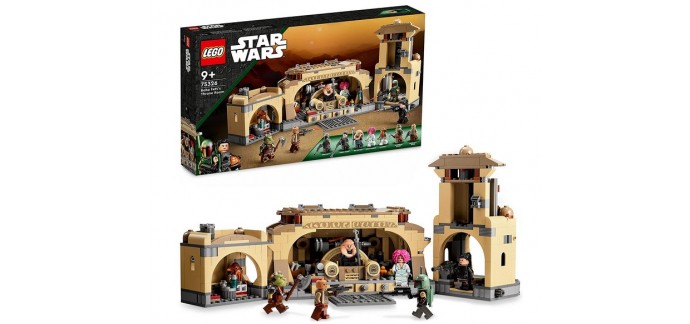 Amazon: LEGO Star Wars La Salle du Trône De Boba Fett - 75326 à 64,67€