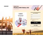 Samsung: 1 bon d'achat + des albums photo à gagner