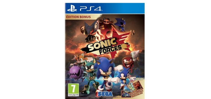 Amazon: Jeu Sonic Forces Bonus Edition sur PS4 à 24,94€