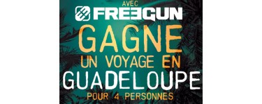 Freegun: 1 voyage pour 4 personnesen Guadeloupe à gagner