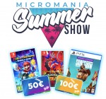 Micromania: Des bons d'achat de 5€ à 100€ et des jeux-vidéo à gagner (jeu 100% gagnant)