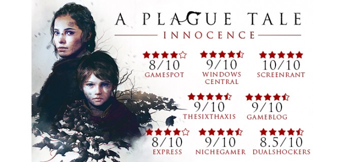 Steam: Jeu PC A plague tale : Innocence (dématérialisé) à 7,99€