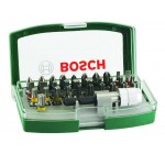Amazon:  Jeu d'embouts de tournevis Bosch 32 pièces avec code couleur à 9,19€