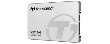 Amazon: SSD Interne 2,5" Transcend 220S (480Go) à 44,21€