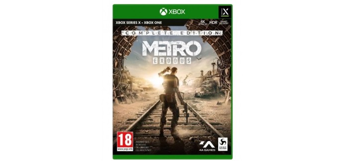 Cdiscount: Jeu Metro Exodus - Complete Edition sur Xbox Series X à 9,99€