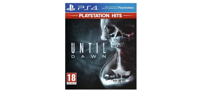 Amazon: Jeu Until Dawn HITS sur PS4 à 9,99€