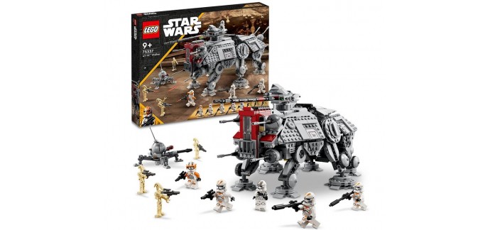 Amazon: LEGO Star Wars Le Marcheur at-Te - 75337 à 124,99€