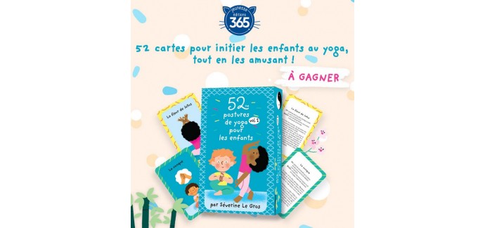 Gulli:  10 jeux de cartes "52 postures de yoga pour les enfants volume 2" à gagner