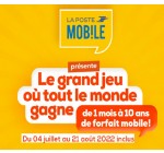 La Poste Mobile: 1 mois à 10 ans de forfait téléphonique SIM La Poste Mobile à gagner