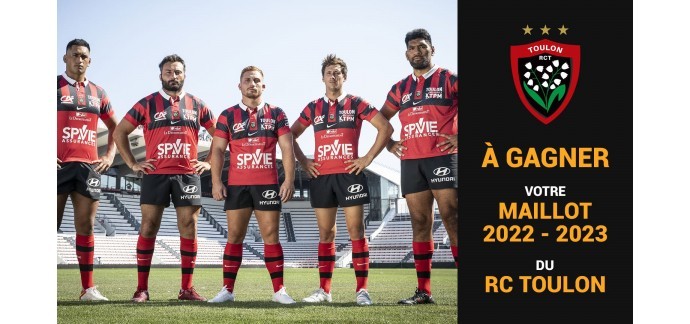 BFMTV: 5 maillots domicile du RC Toulon à gagner