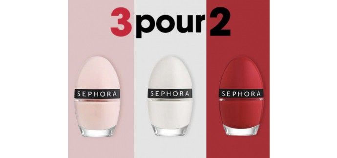 Sephora: 2 vernis à ongles Color Hit Sephora Collection achetés = le 3ème offert