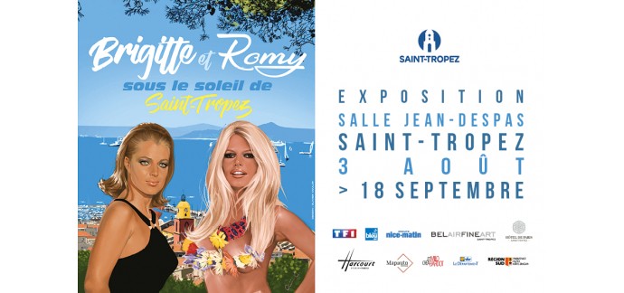 TF1: Des invitations à l’exposition "Brigitte et Romy, sous le soleil de Saint-Tropez" à gagner
