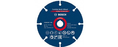 Amazon: Disque à tronçonner Bosch Professional Expert Carbide Multi Wheel - 76mm à 9,15€