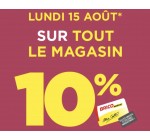 Bricomarché: 10% offerts à partir de 50 € d’achat en magasin pour les adhérents à la carte de fidélité